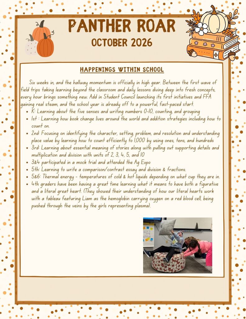 Panther Roar Newsletter pg 2