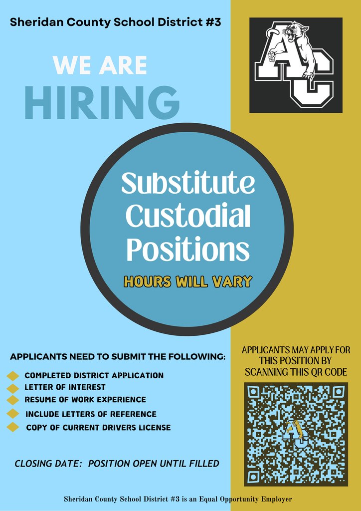 Substitute Custodial Positions