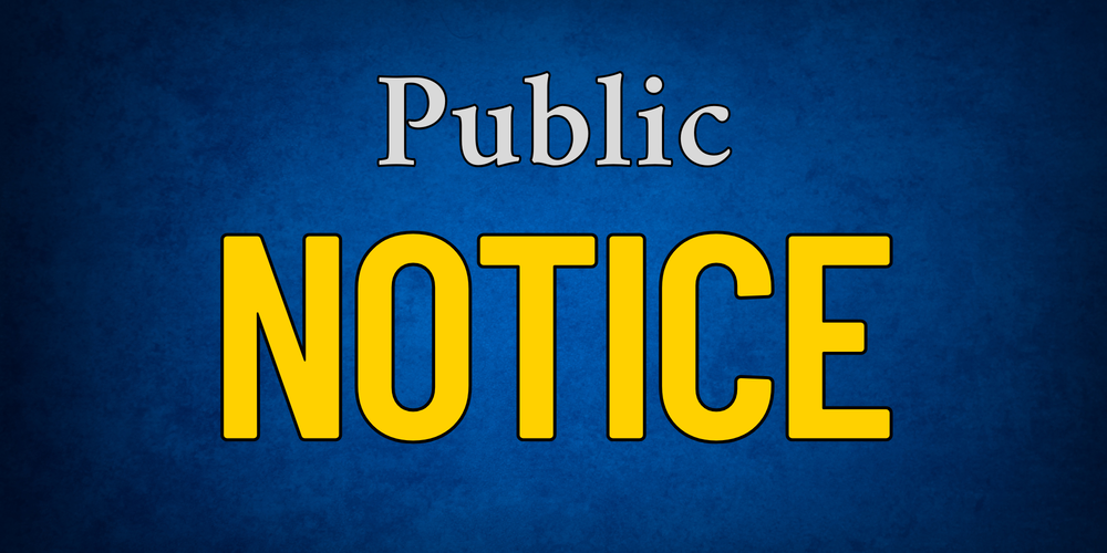 public notice graphic