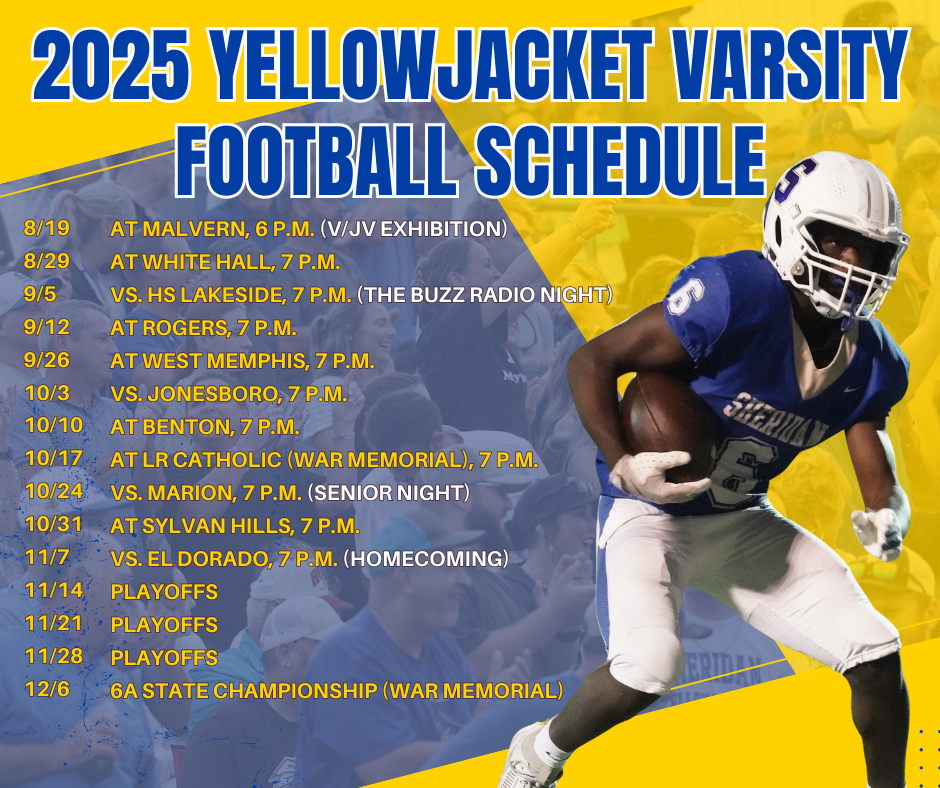 2025 Yellowjacket varsity football schedule