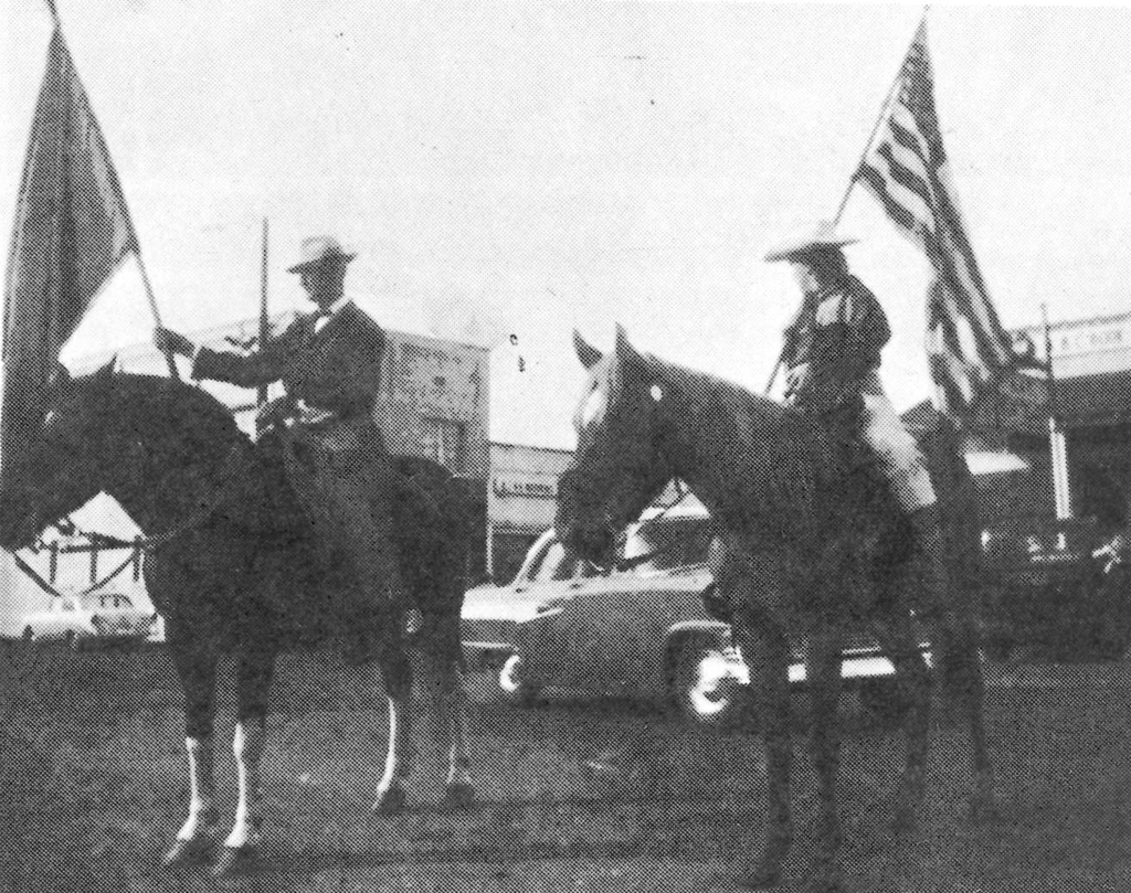 Mr Mac leading parade