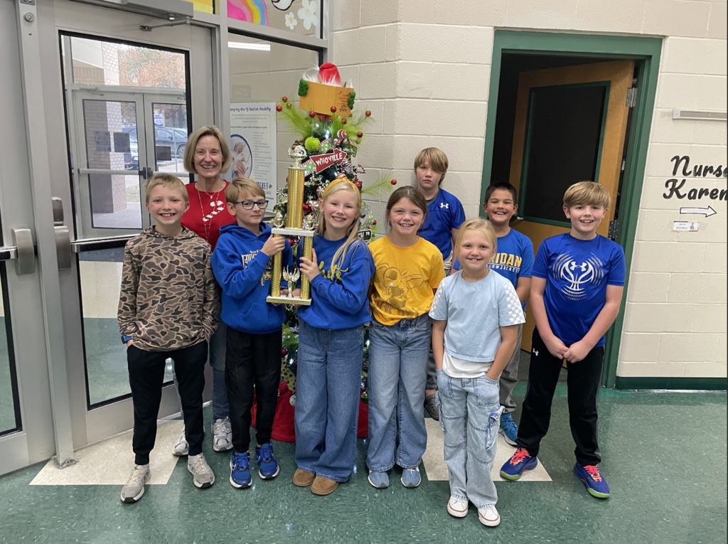 EEI 4th grade Quiz Bowl - Teddy Dickerson, Dailee Hardy, Miller Manatt, Abby Smiley, Eli Staggs, Barrett Staton, Malee Stokes, Michael Thomas