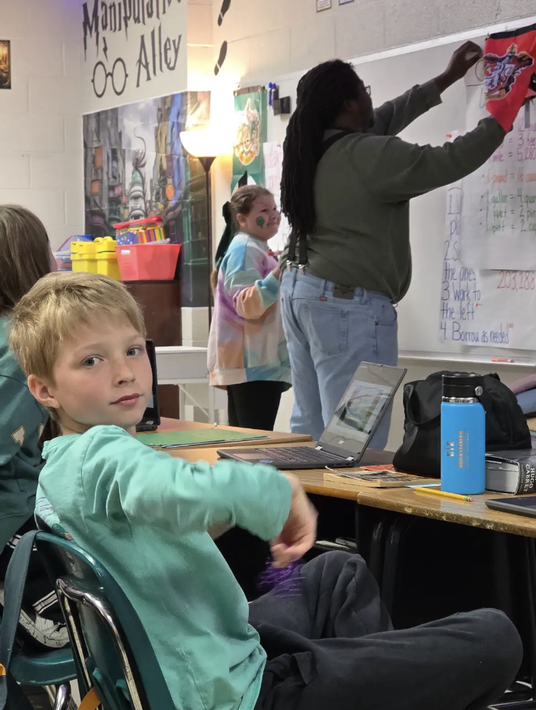 East End Intermediate LOVES math challenges!