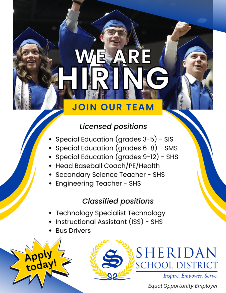 We are hiring graphic