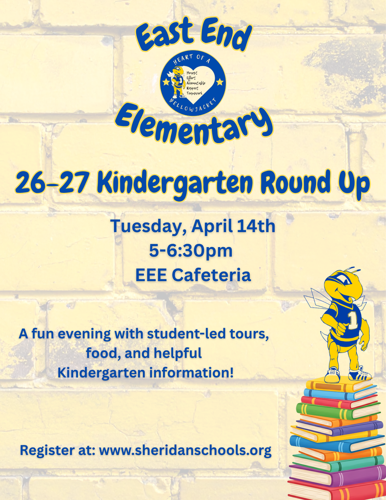 Kindergarten Round Up April 14, 2026