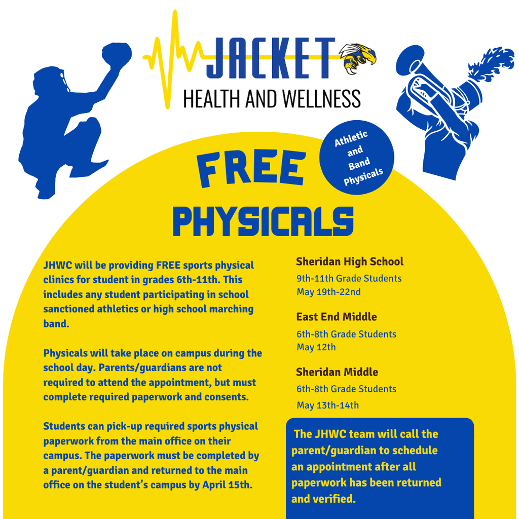 Free physicals graphic