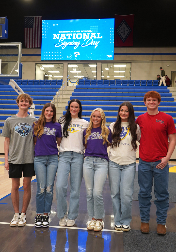 six senior student-athletes