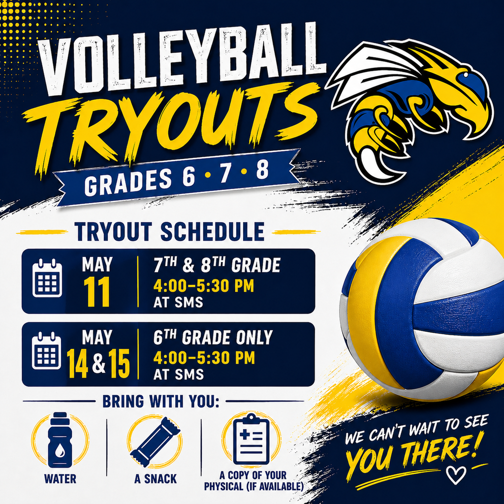 volleyball tryouts graphic
