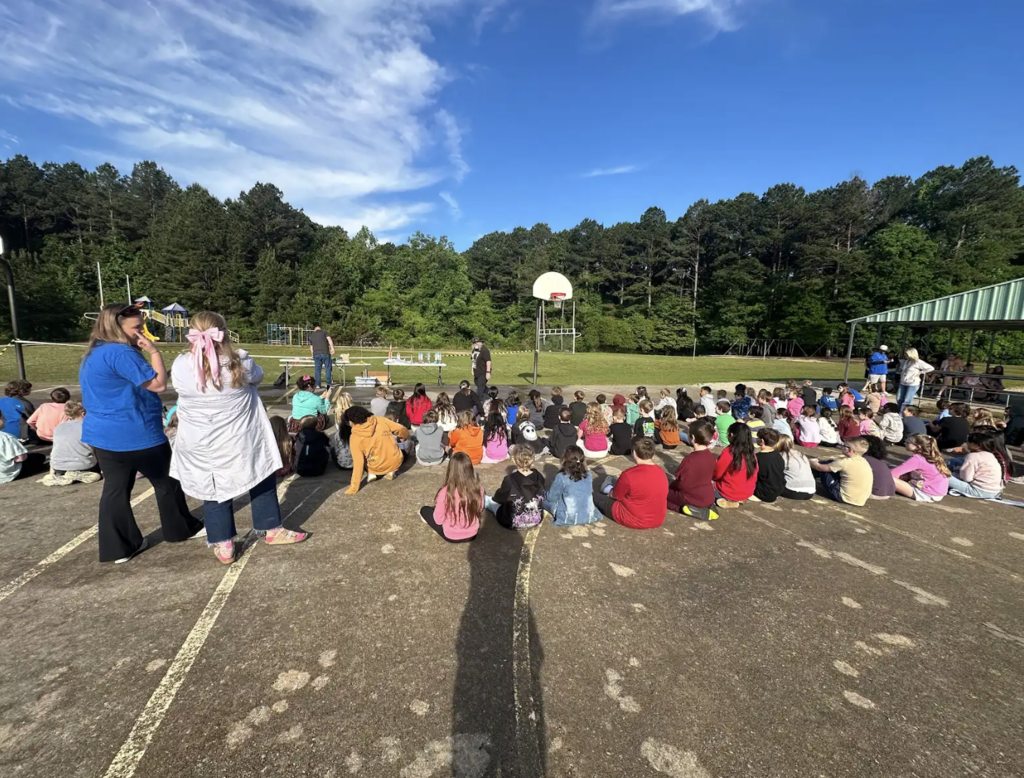 EEI - STEM class rocket launch 
