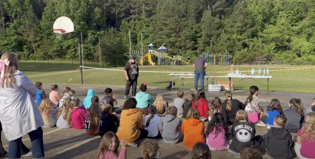 EEI - STEM class rocket launch 
