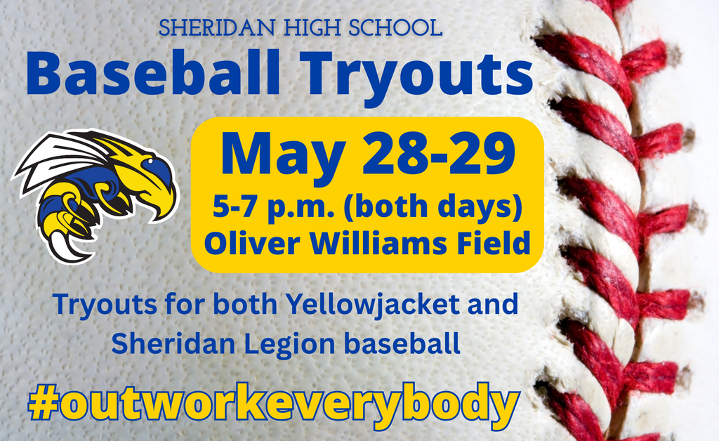 baseball tryouts graphic