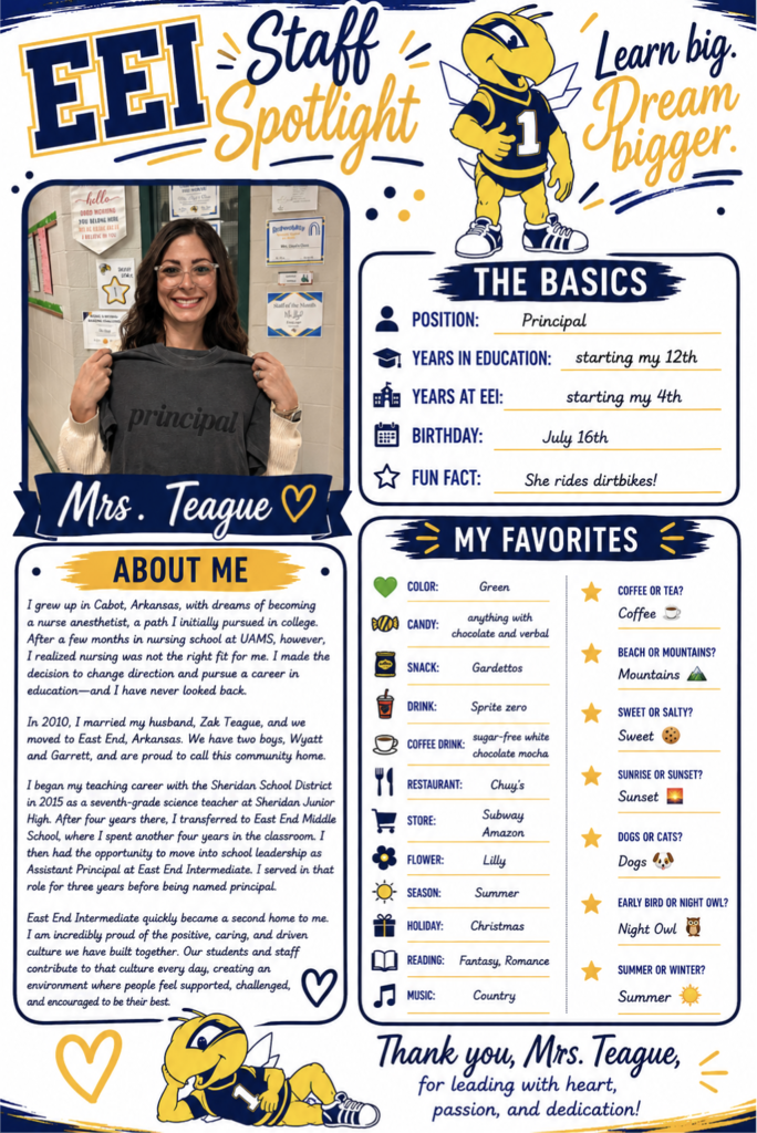 All about Mrs. Teague!