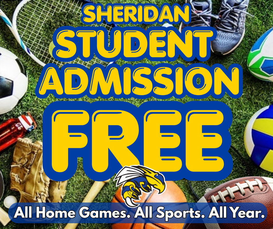 Free student admission graphic