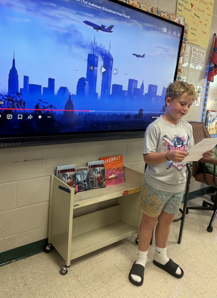 9/11 activities in Mrs. Whitehead's class