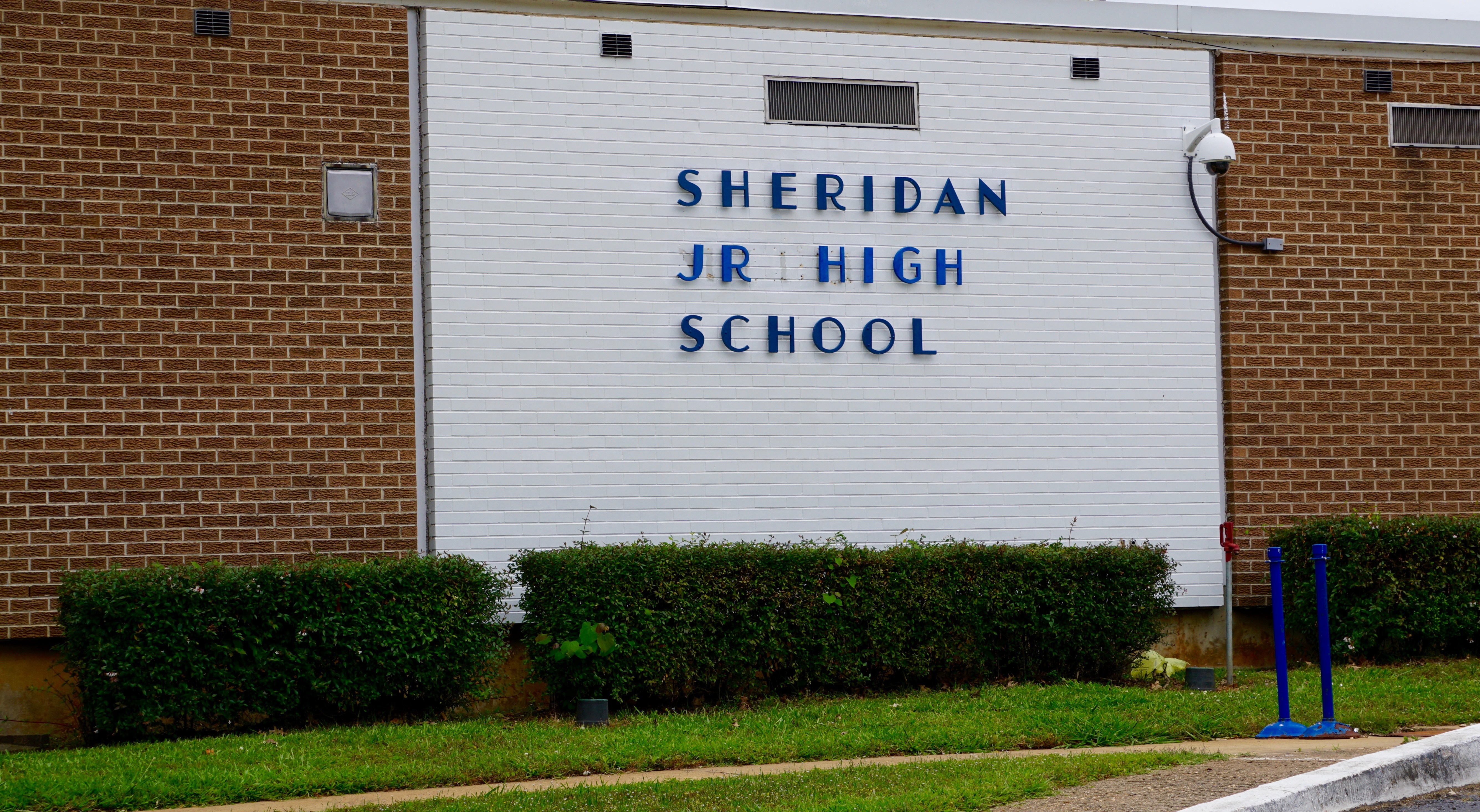 Outside view of Sheridan Jr. High School Outside view of Sheridan Jr. High School