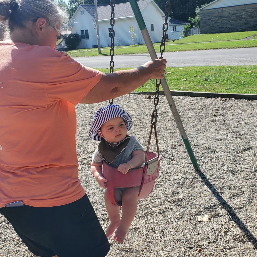 Families on playground during August 2025 partnership in parenting group connection