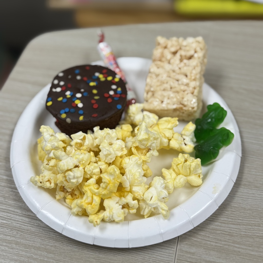 Mrs. Climaco's third-grade students celebrate finishing the book Matilda