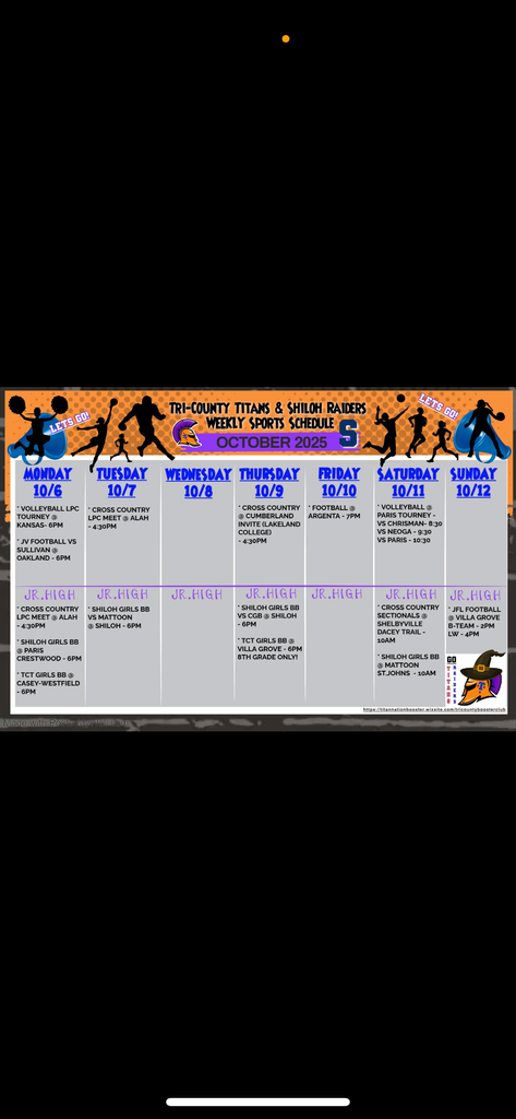 Activities this week