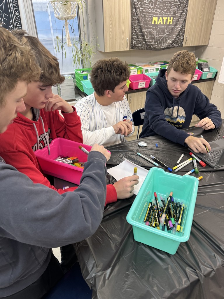 Mrs. Lorenzen's math and science students painted kindness rocks