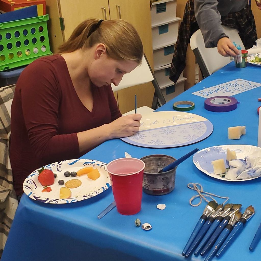 PIP moms' mingle arts and craft in November 2025