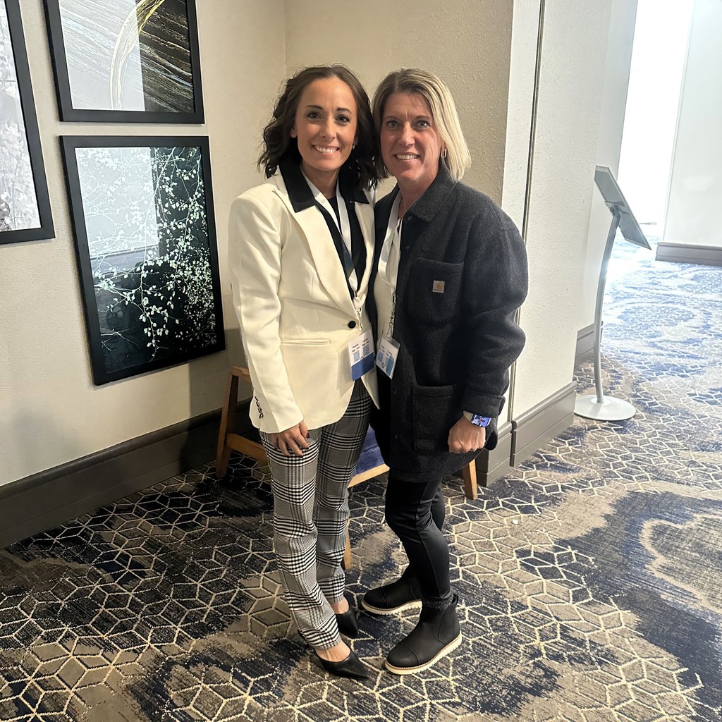 Dr. Wilhoit and Mrs. Clodfelder at the Raising Student Achievement Conference