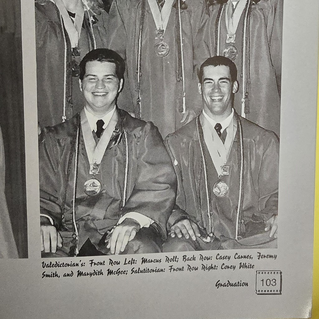 Senior yearbook photo of 2026-2027 superintendent Corey White