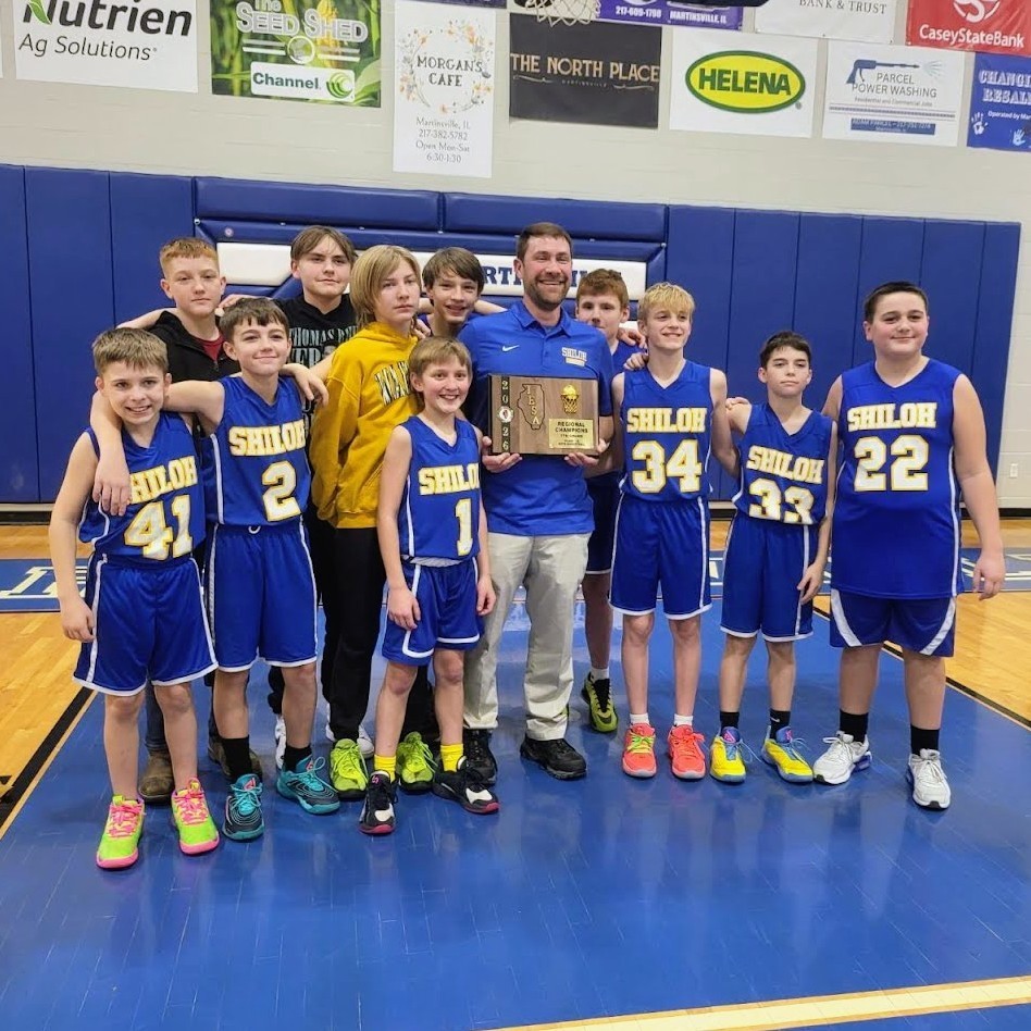 7th grade junior high boys basketball with Coach Ross