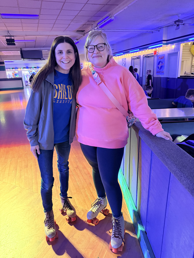 Elementary teachers roller skating