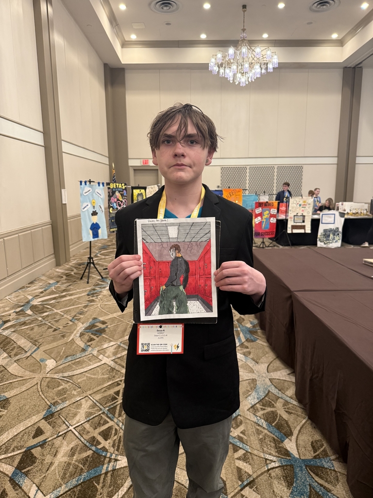 Devan with his Beta convention entry