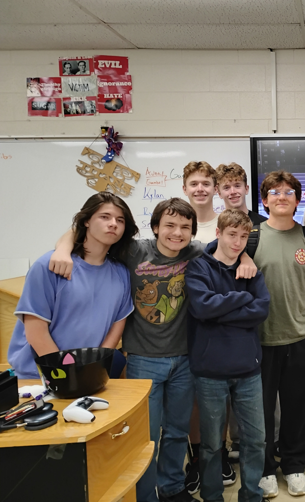 Photo of high school students who participated in Gaming Club Night
