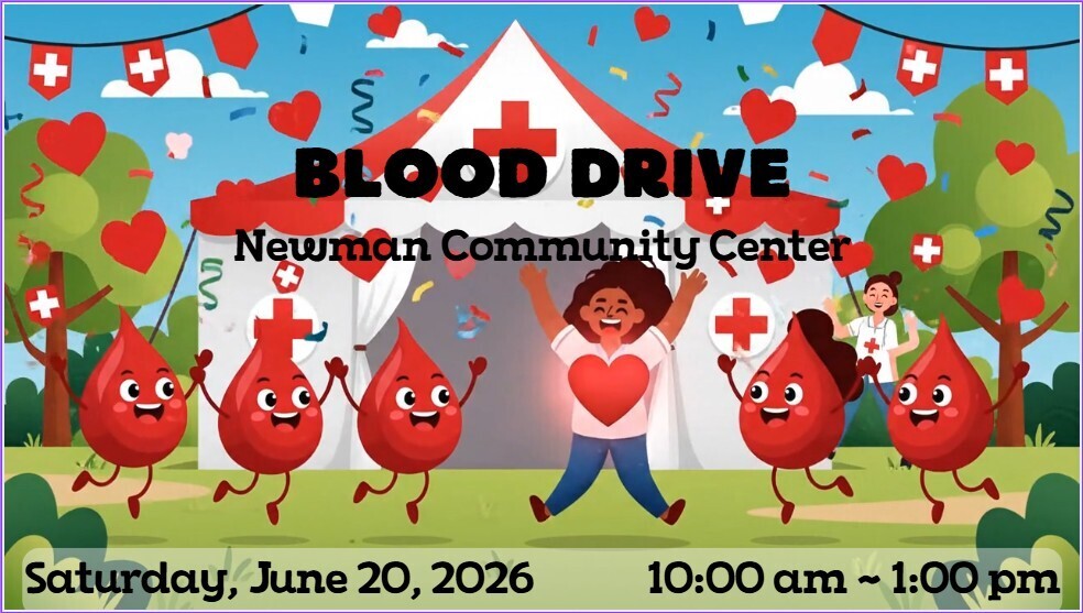 Blood drive in Newman, Illinois on June 20, 2026