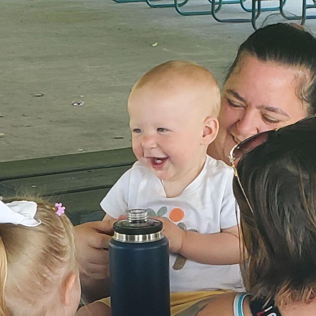 Toddlers and families participating in activities at the June 2026 Partnership in Parenting group connection