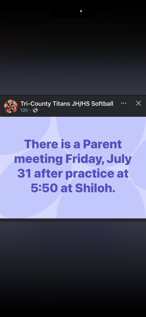Jh Softball meeting
