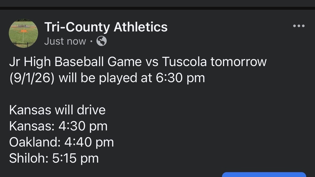 Game time change!