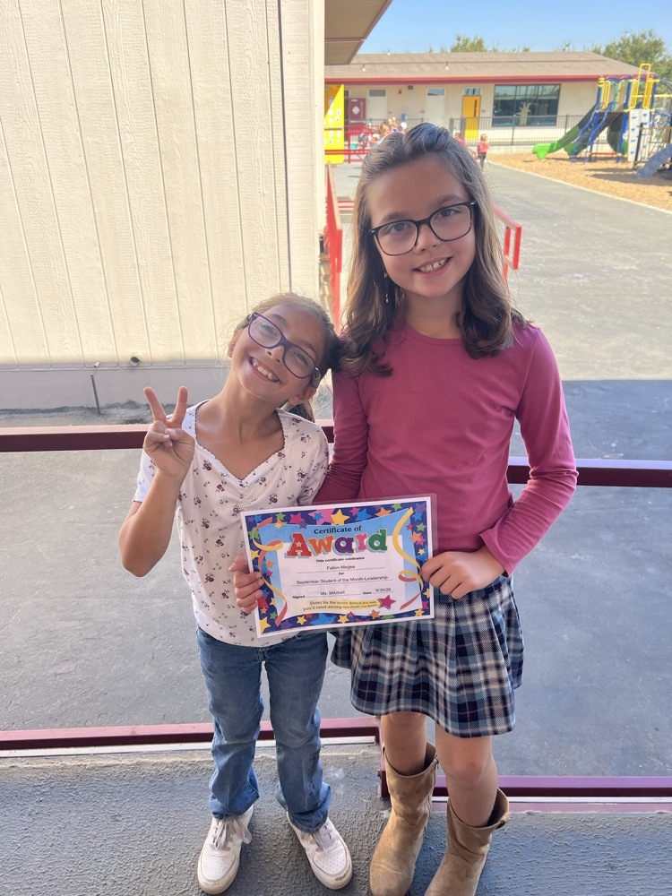 Students of the Month for Leadership