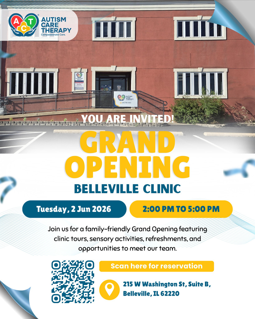 Autism Care Therapy-Belleville Grand Opening Invitation