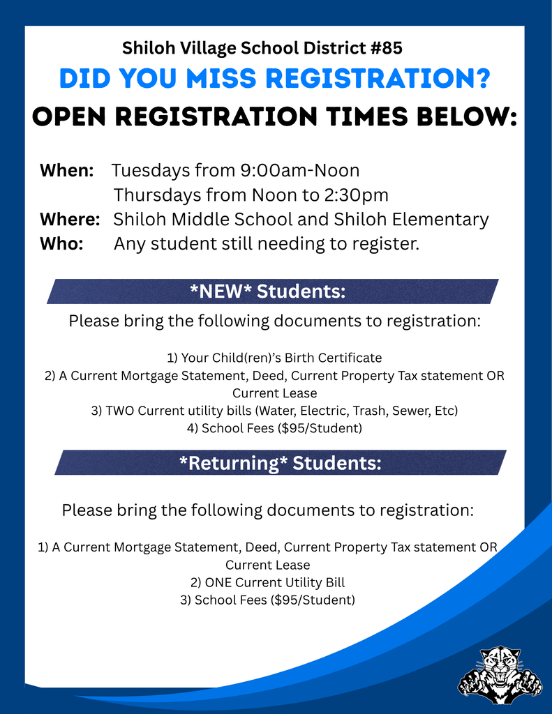 Open Registration Times