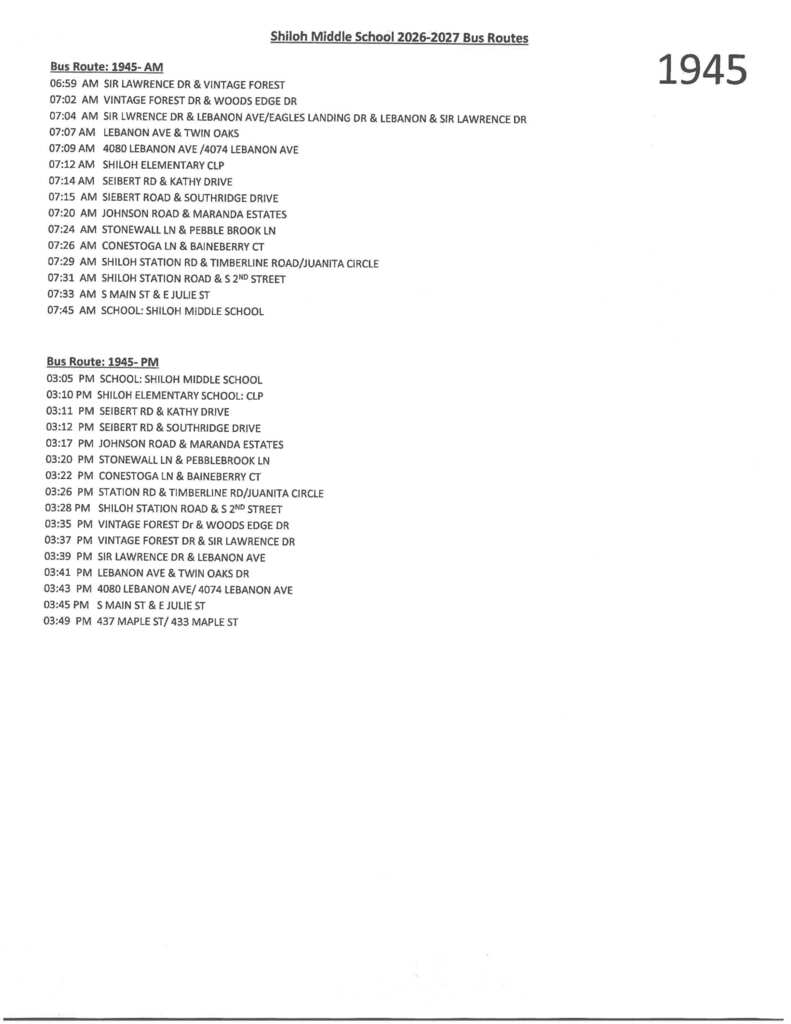 Bus Route