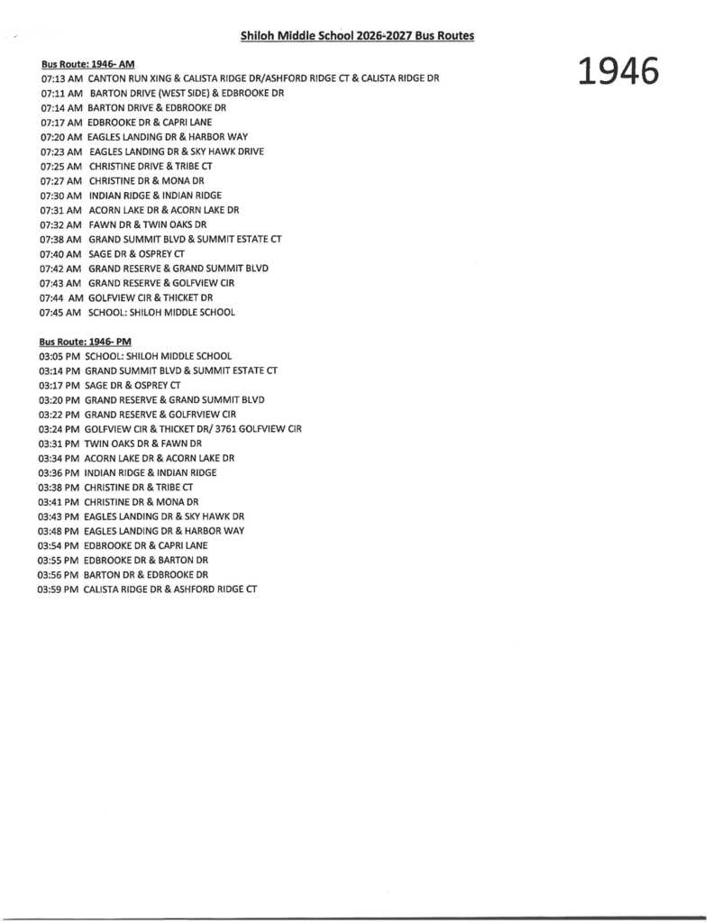 Bus Route