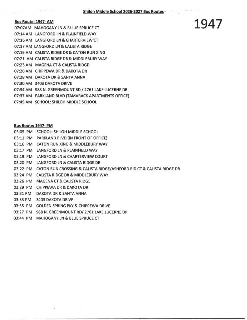 Bus Route