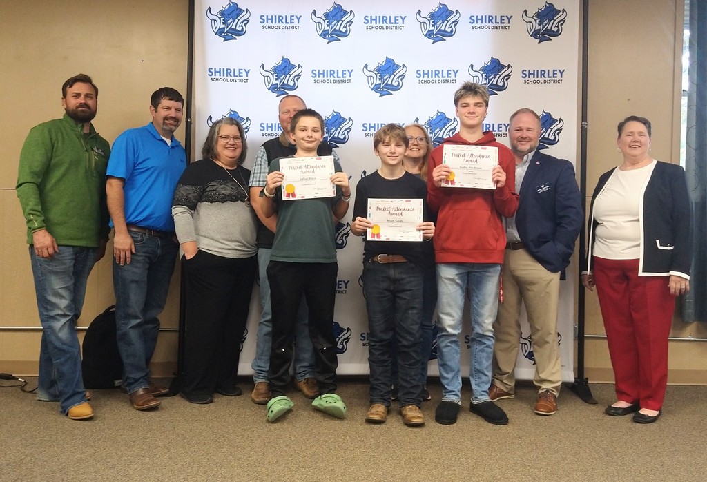 SHS Perfect Attendance for first 9-week