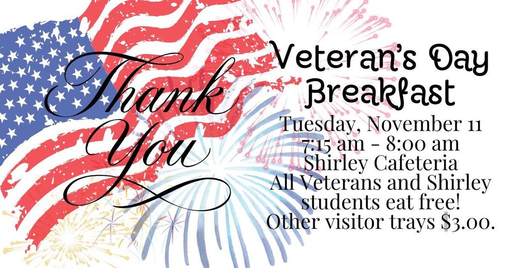 Veteran's Day Breakfast