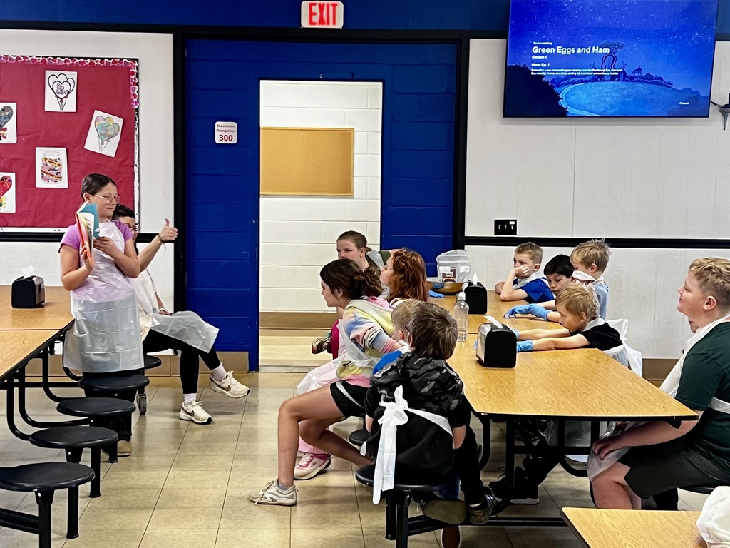 Even the kiddos get to help in the teaching.