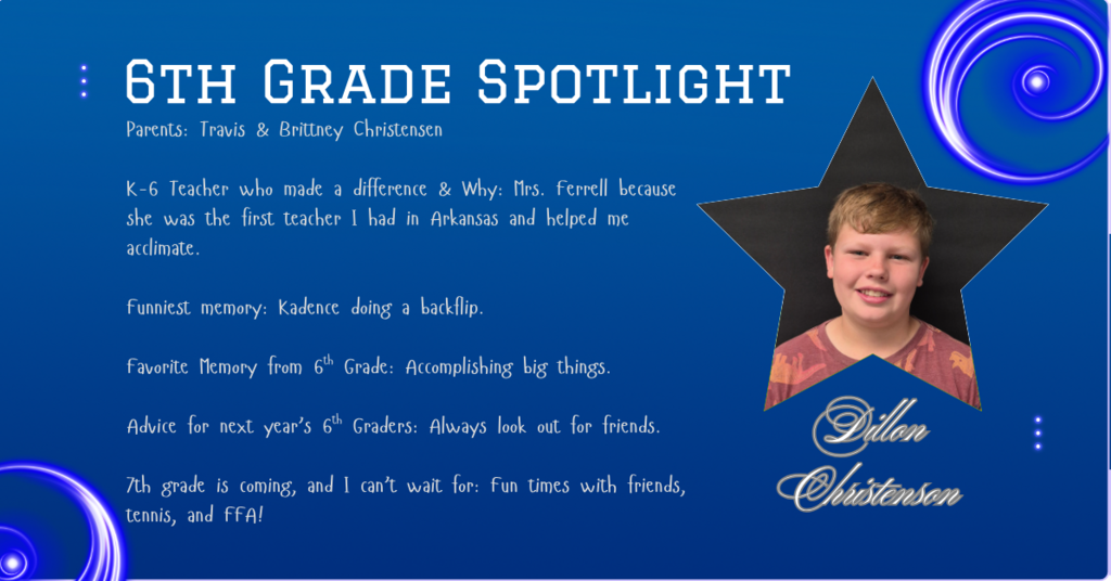 6th Grade spot lights