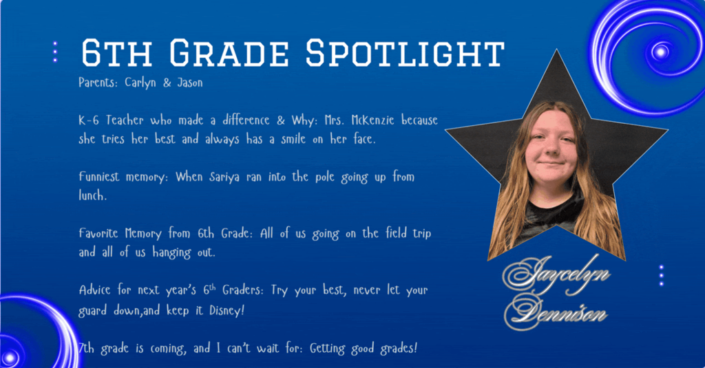 6th Grade spot lights