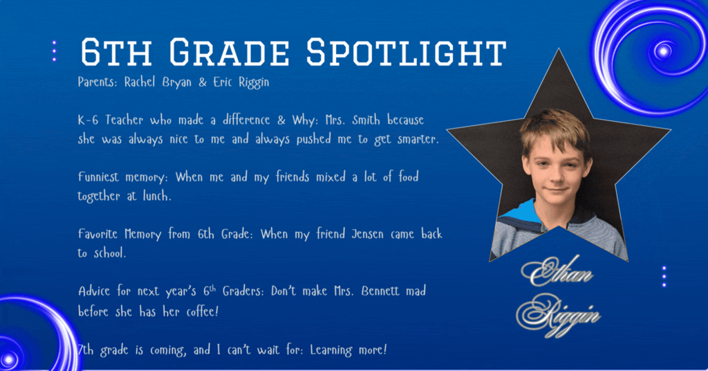 6th Grade spot lights