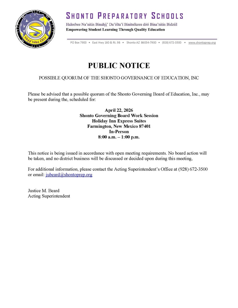 Board Work Session April 22