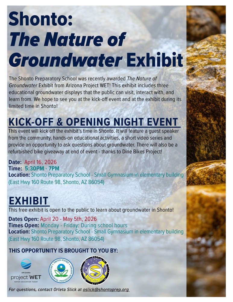 The Nature of Groundwater Exhibit flyer