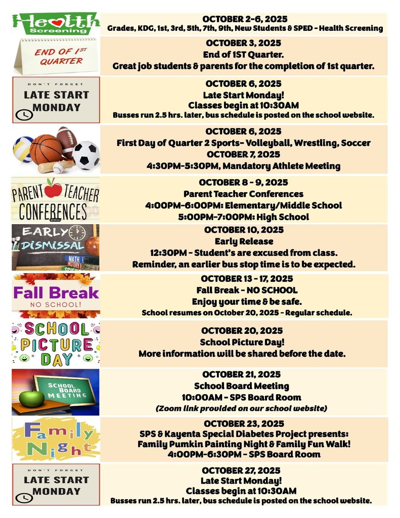 October Events