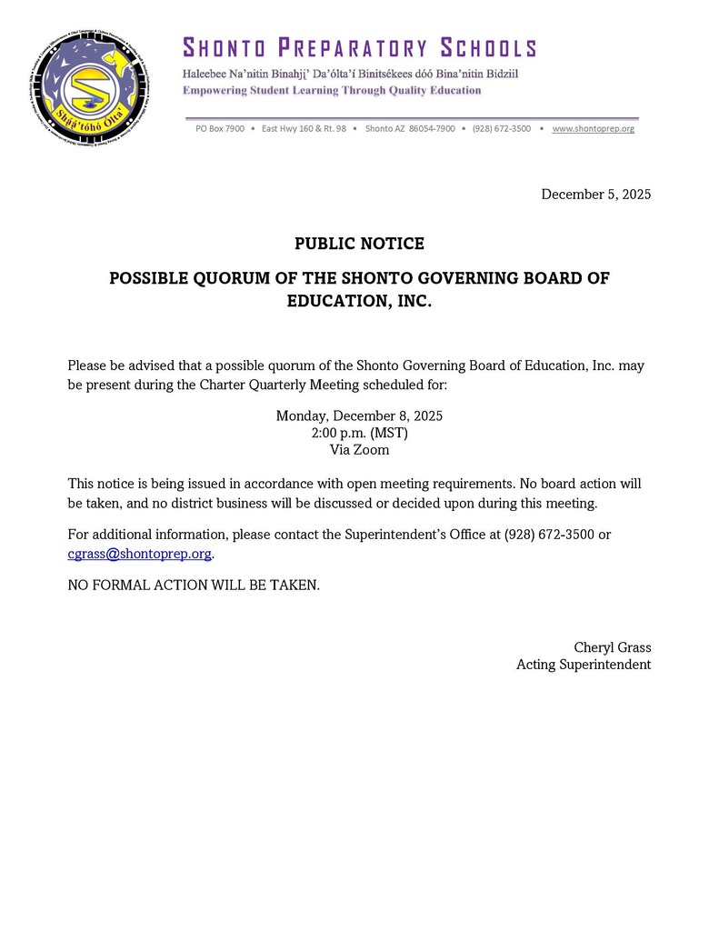 12.08.25 Possible Quorum